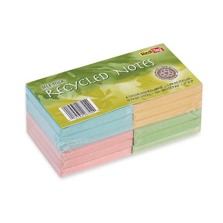 Redi-Tag Note, Adh, Rcyl3X3Pstl12Pk RTG26704